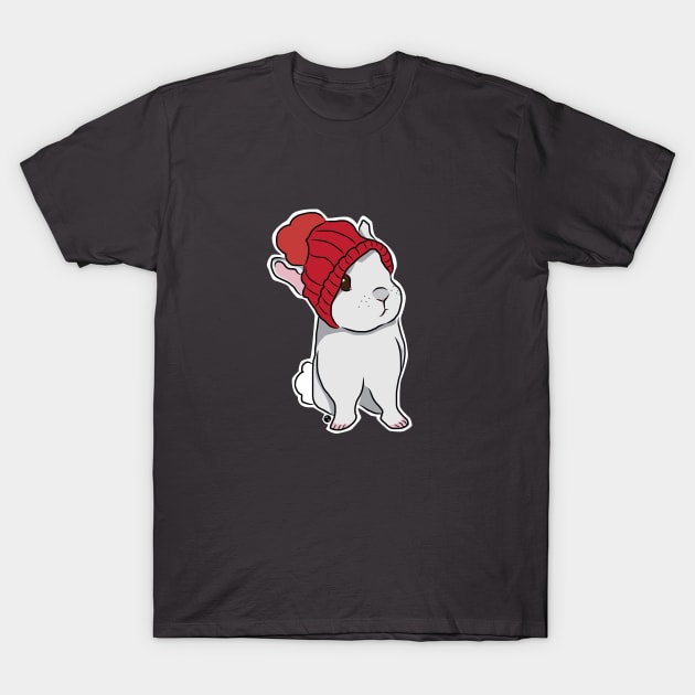 Winter Baby Bunny T-Shirt by AltTabStudio